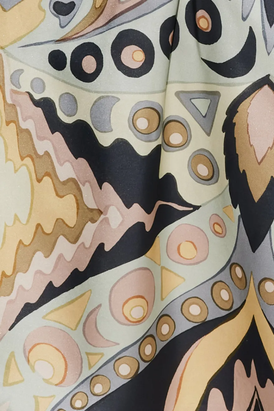 Cult Gaia Vella Pant Aloe Multi