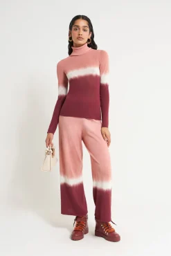 Clearance Cult Gaia Viv Knit Pant Jaipur Rouge