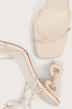 Cult Gaia Zadie Sandal Off White