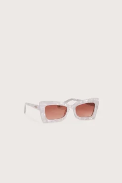 Best Cult Gaia Zaza Sunglasses Pearl Speck